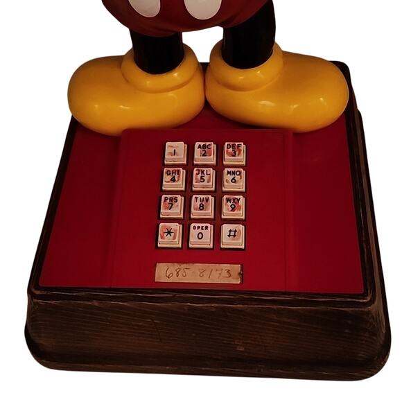 1970s Vintage Mickey Mouse Phone - Picture 5 of 9